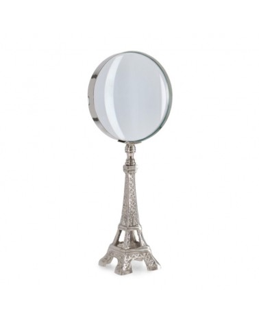 Decoración lente adventure plateado h31