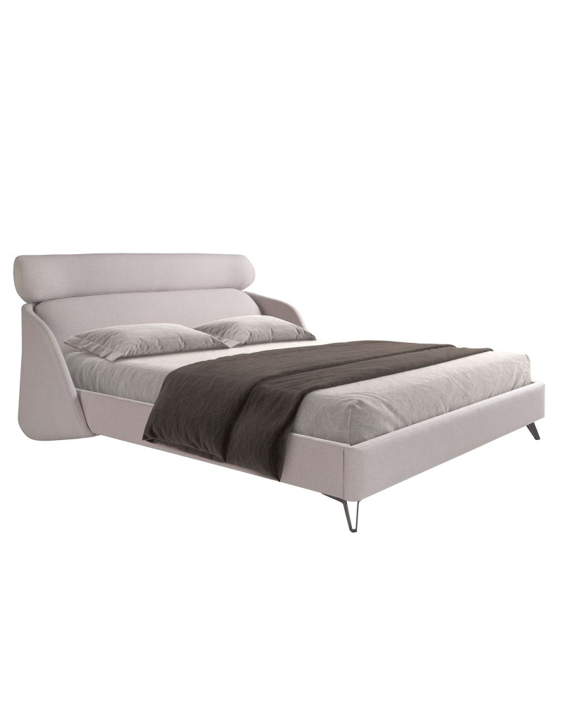 Cama tela color gris claro modelo 7161