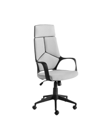Silla de oficina giratoria gris claro reclinable - Angel Cerdá