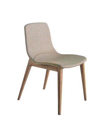 Silla de tela beige