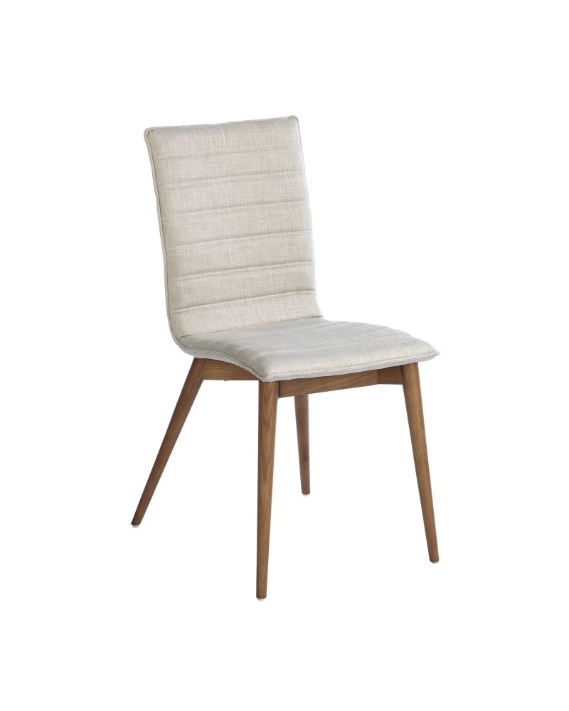 Silla de tela gris