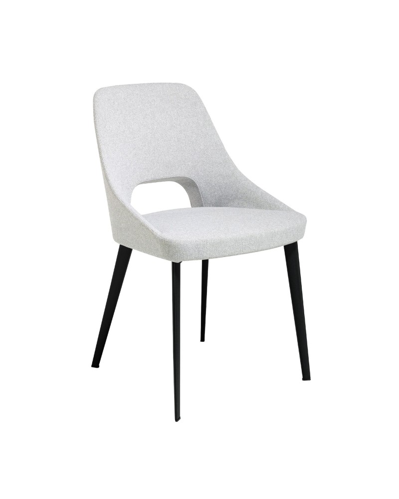Silla de tela gris