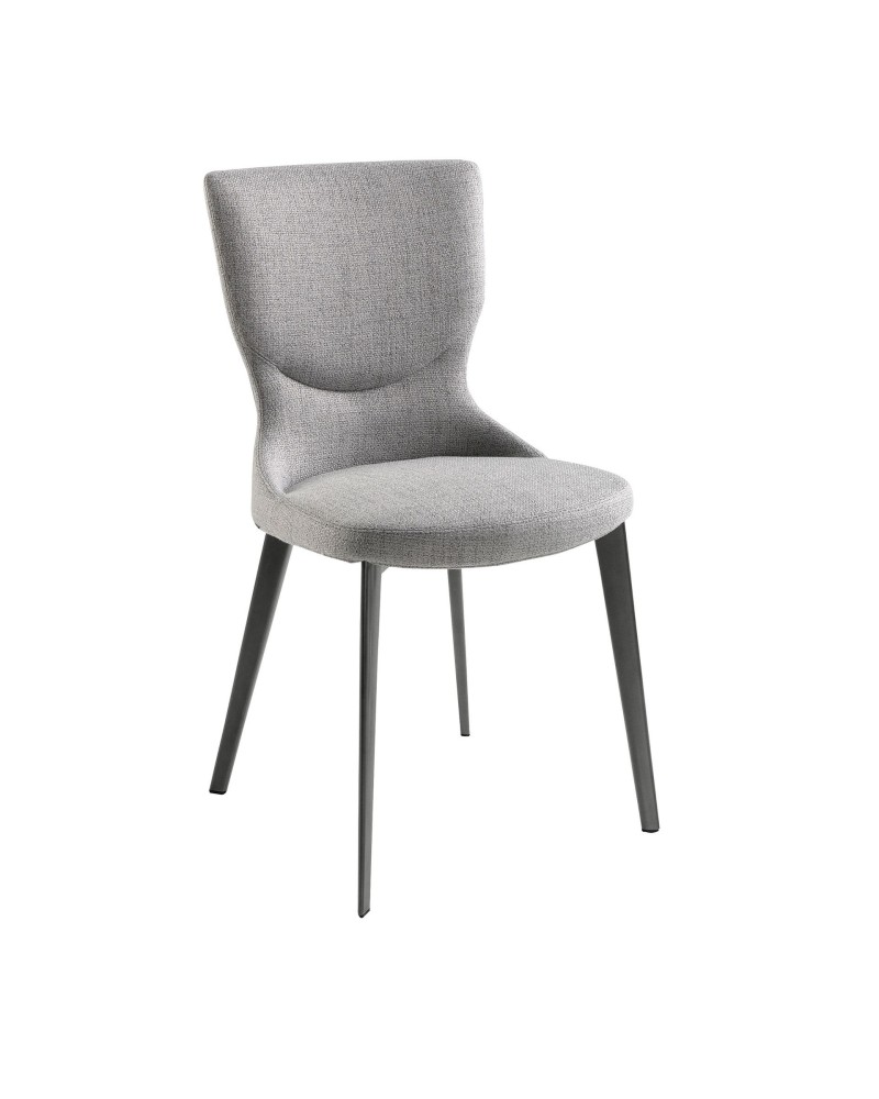 Silla de tela gris