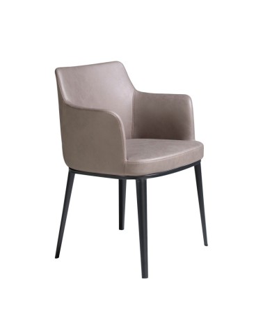 Silla de tela visón