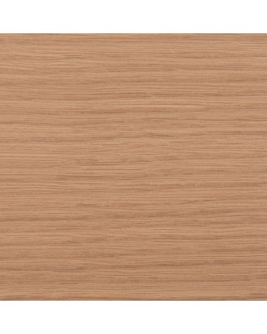 Aparador Aura en madera Tobacco con puertas lacadas en Stone y módulos diáfanos lacados en Forest y Ochre.