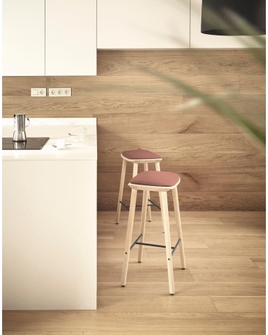 taburete Bisell tapizado con pad Buenos Muebles Gandía