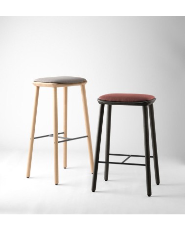 taburete Bisell tapizado con pad Buenos Muebles Gandía