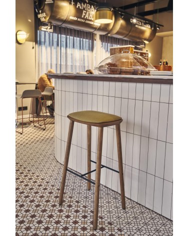 taburete Bisell tapizado con pad Buenos Muebles Gandía