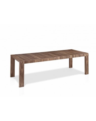 Mesa comedor extensible de madera Nogal