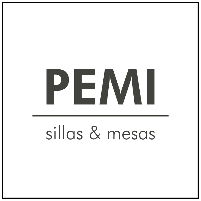 Logo Pemi mesas y sillas chapa natural en valencia y alicante