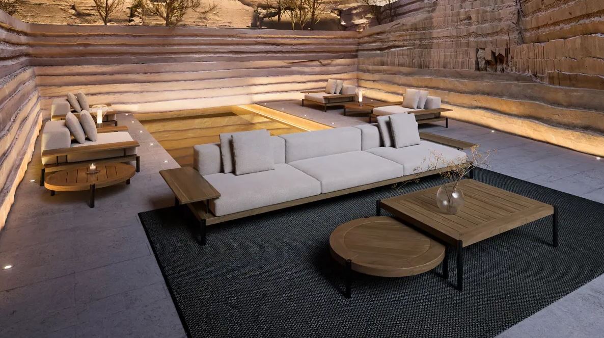Varios sofás modulares espectaculares de la marca gandia blasco