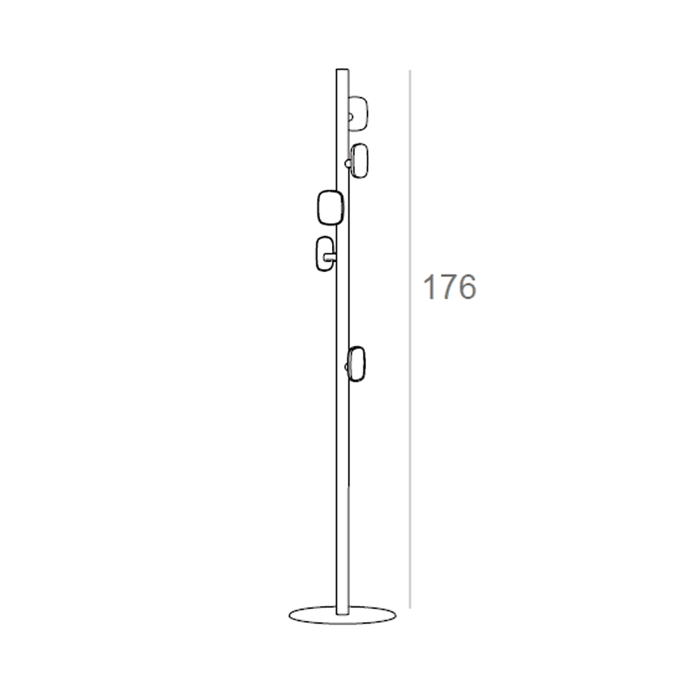 Perchero pie Goi Treku