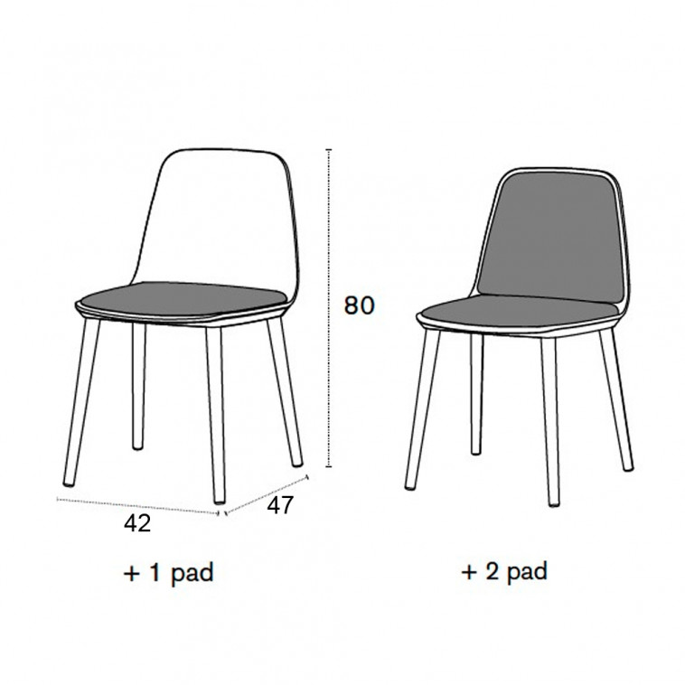 Silla Bisell madera + pad Treku